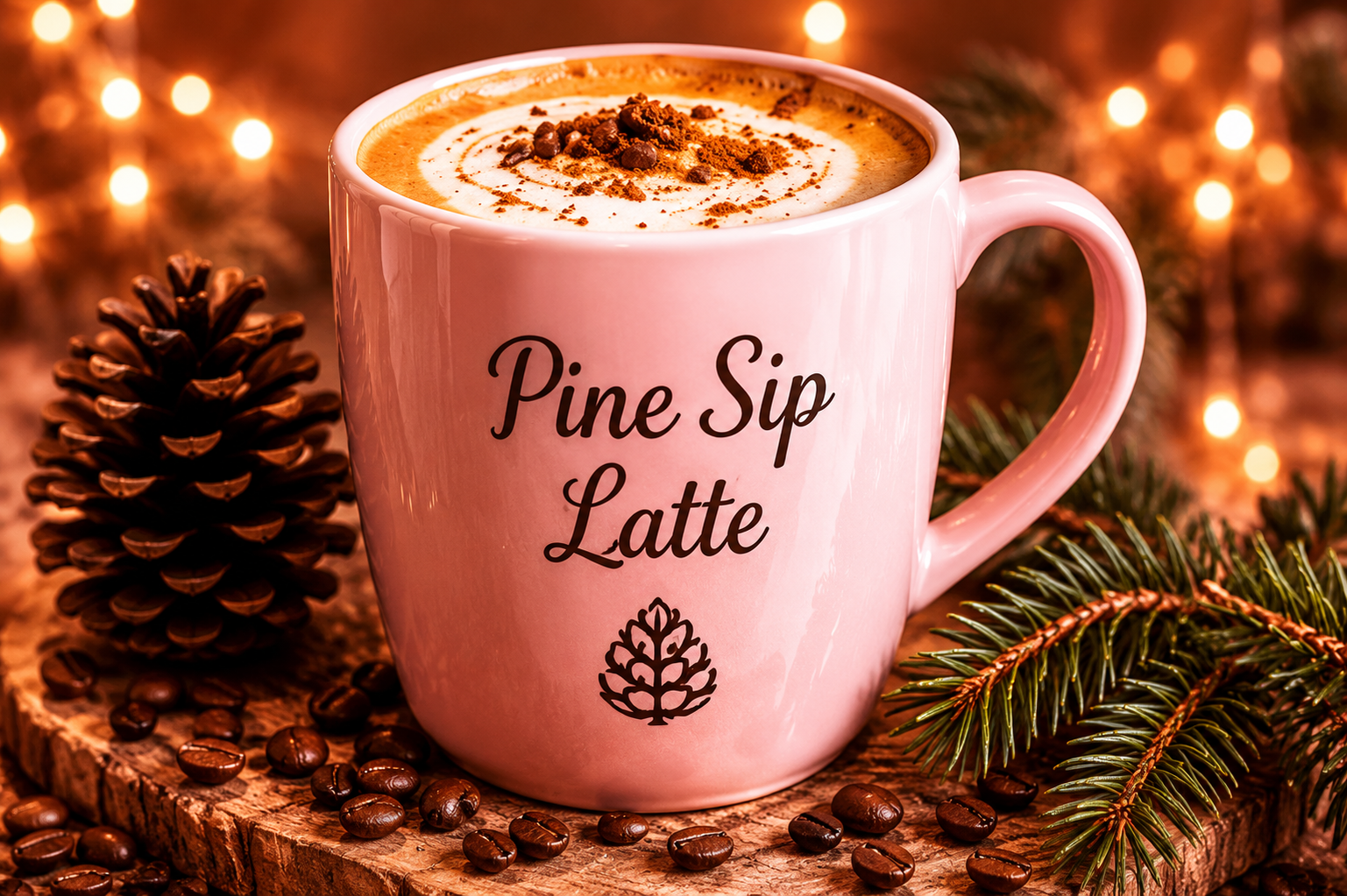 Pine Sip Latte
